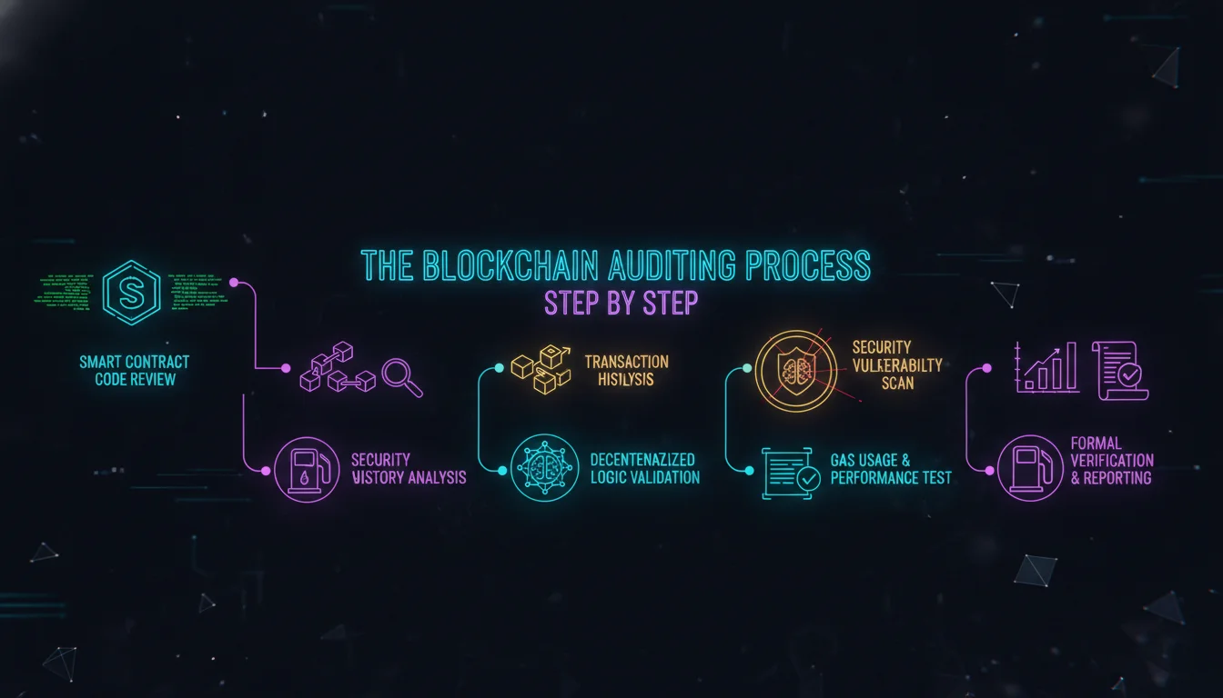Visual guide to The Blockchain Auditing Process Step by Step