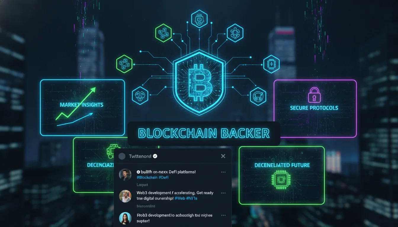 Visual guide to What Blockchain Backer Posts on Twitter/X
