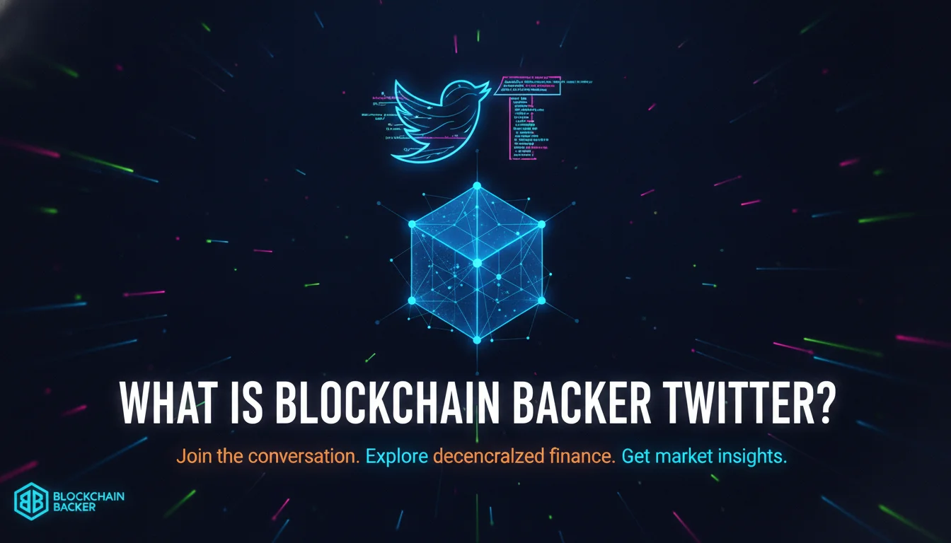 Illustration of What Is Blockchain Backer Twitter?