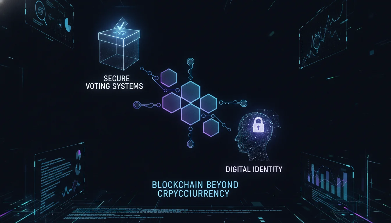 Concept illustration for How Blockchain Secures Voting Systems and Digital Identity
