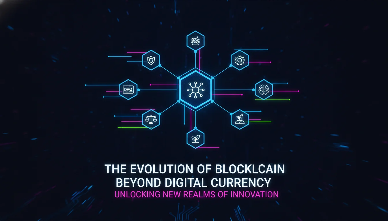 The Evolution of Blockchain Beyond Digital Currency — illustrated overview
