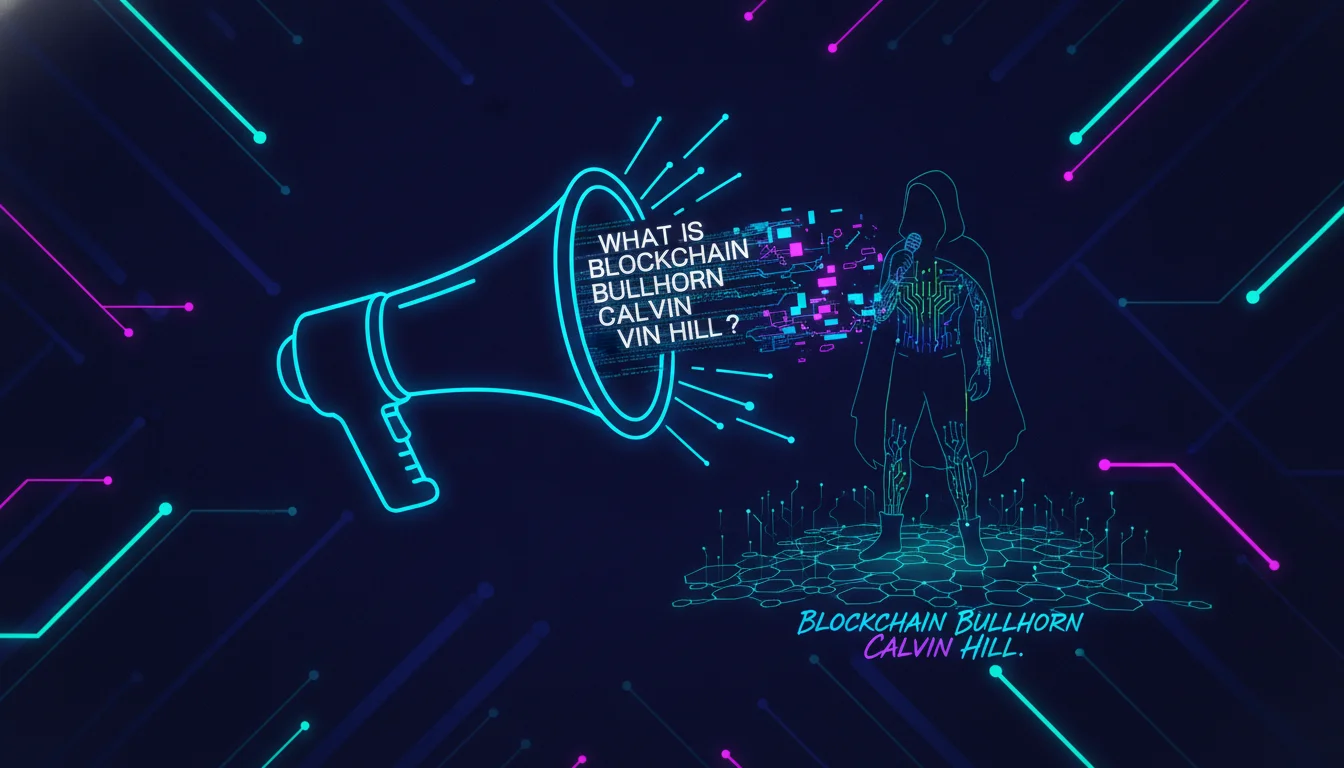 Illustration of What Is Blockchain Bullhorn Calvin Hill?