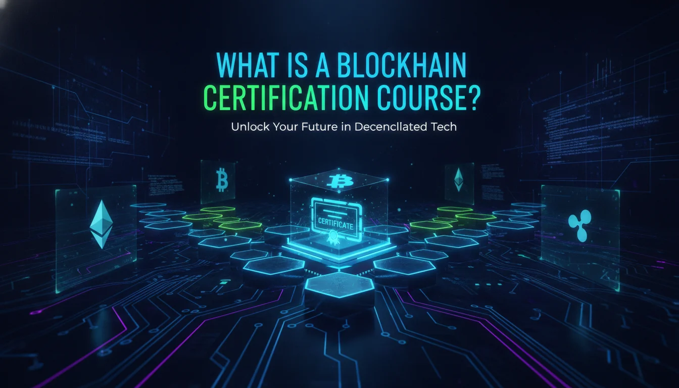 Illustration of What Is a Blockchain Certification Course?