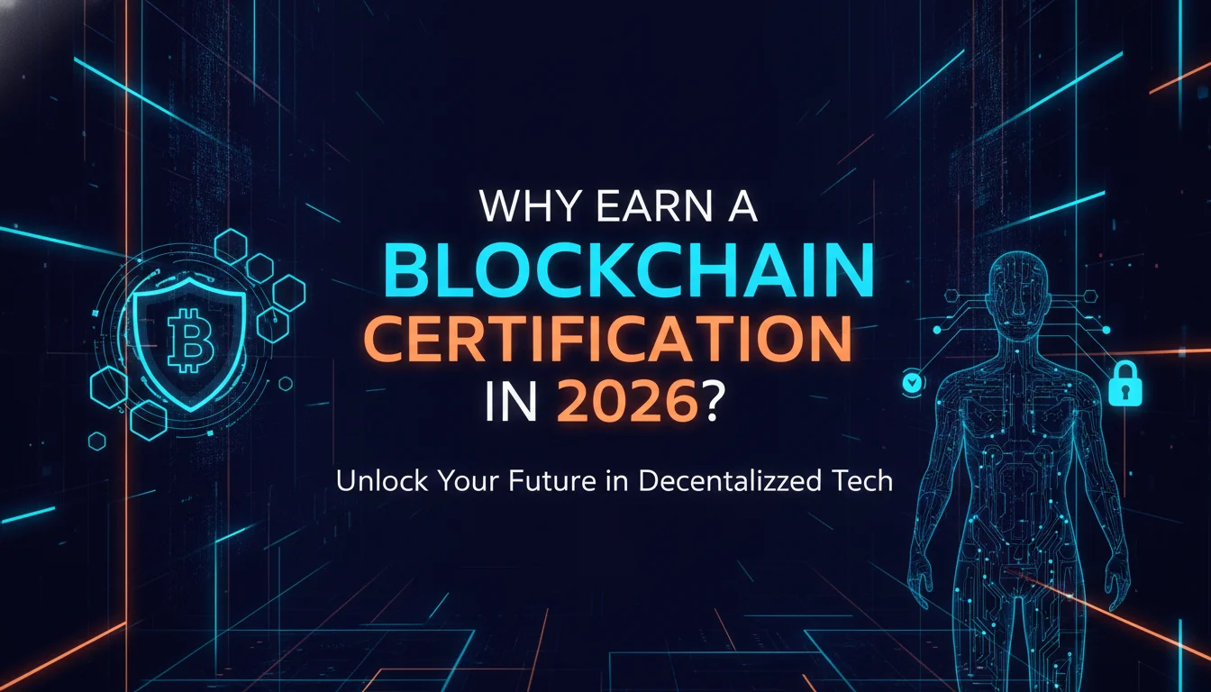 Why Earn a Blockchain Certification in 2026? — illustrated overview