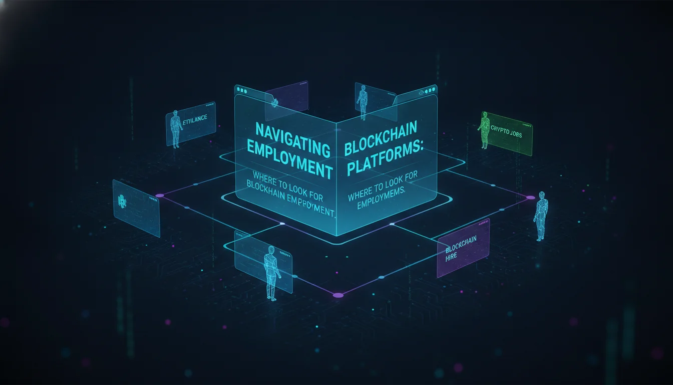 Visual guide to Navigating Blockchain Employment Platforms: Where to Look