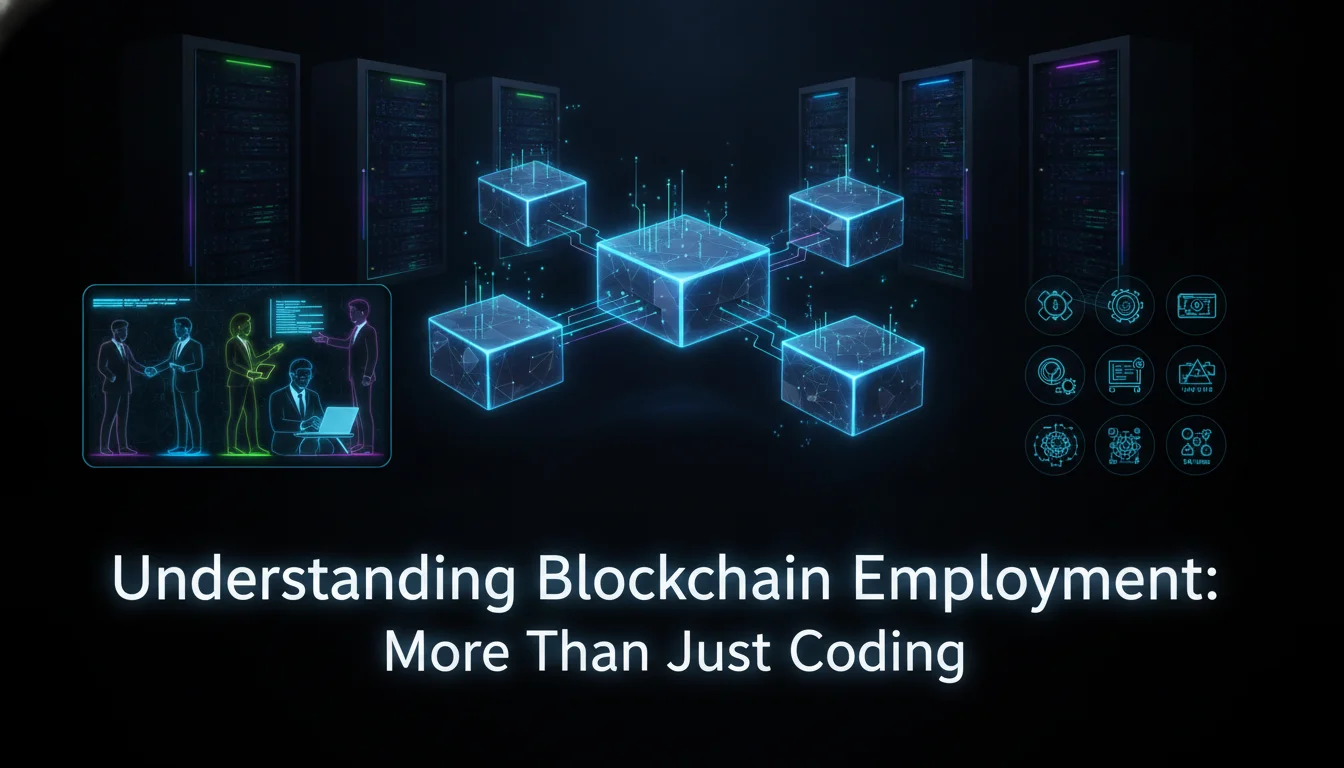 Illustration of Understanding Blockchain Employment: More Than Just Coding