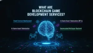 Illustration of What Are Blockchain Game Development Services?