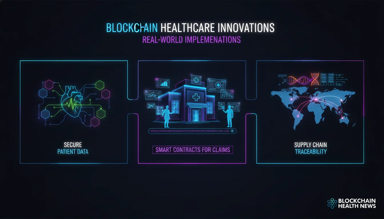 Concept illustration for Real-World Blockchain Healthcare Implementations