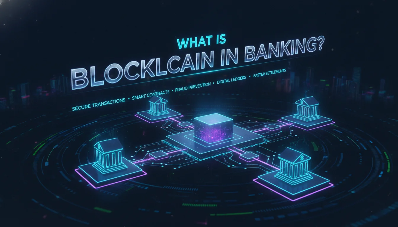 Illustration of What Is Blockchain in Banking?