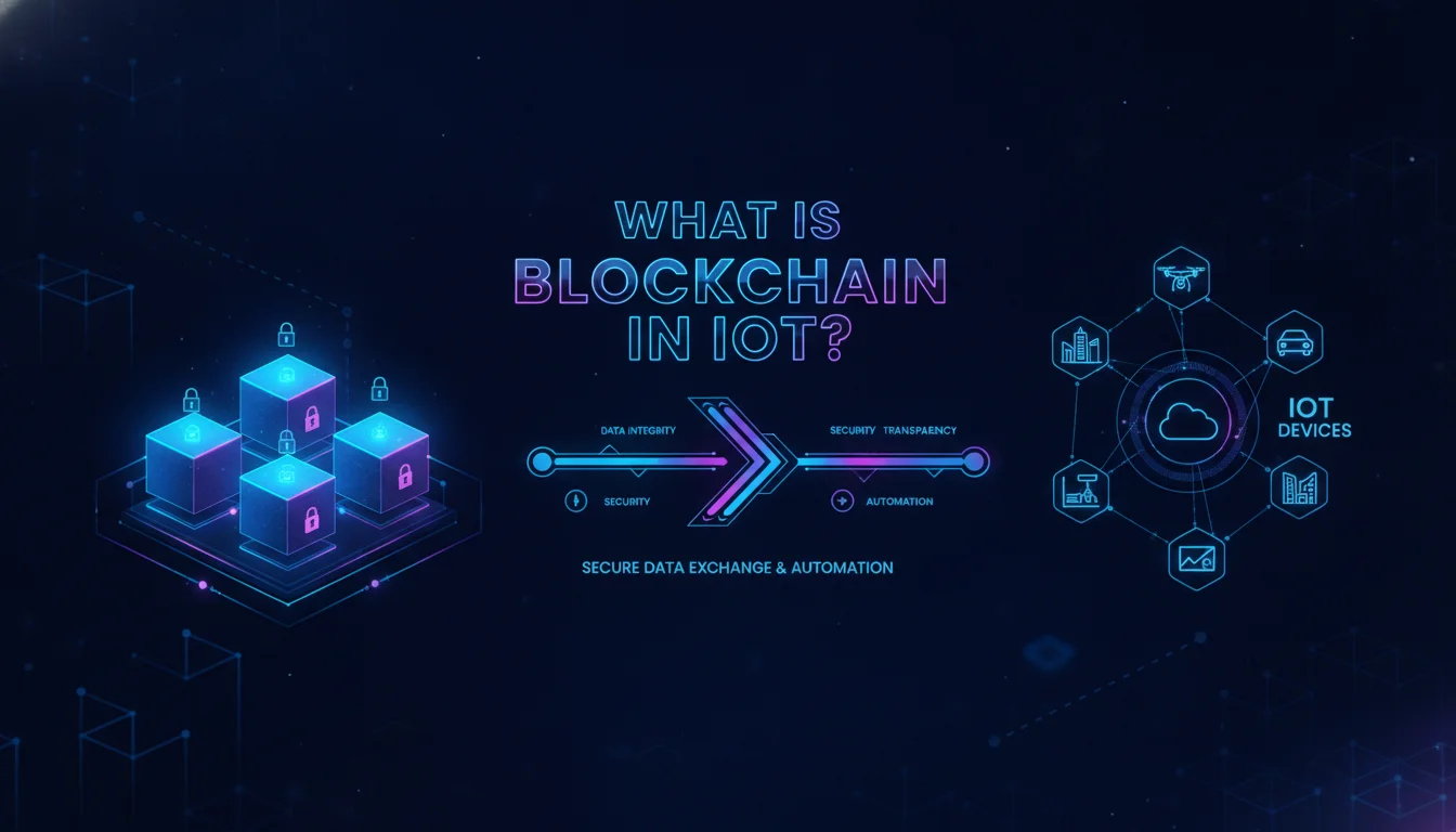 Illustration of What Is Blockchain in IoT?