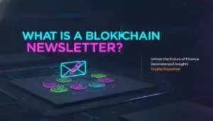 Illustration of What Is a Blockchain Newsletter?