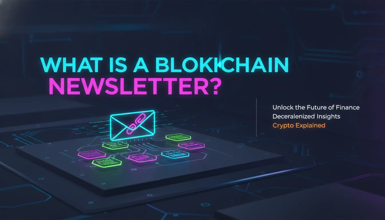 Illustration of What Is a Blockchain Newsletter?
