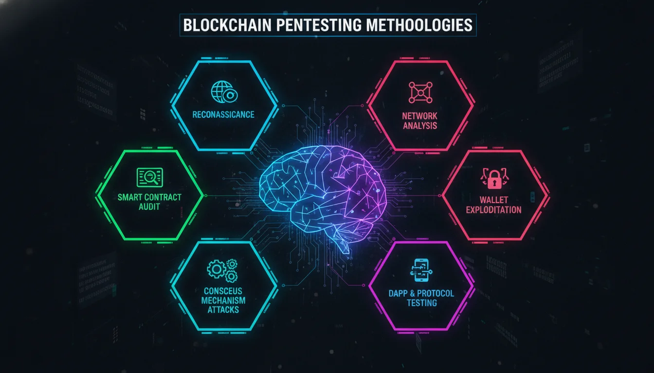 Concept illustration for Blockchain Pentesting Methodologies