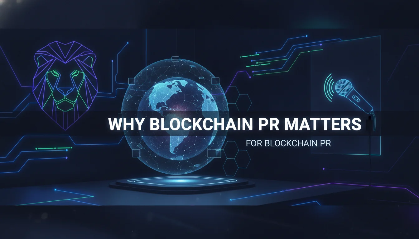 Why Blockchain PR Matters — illustrated overview