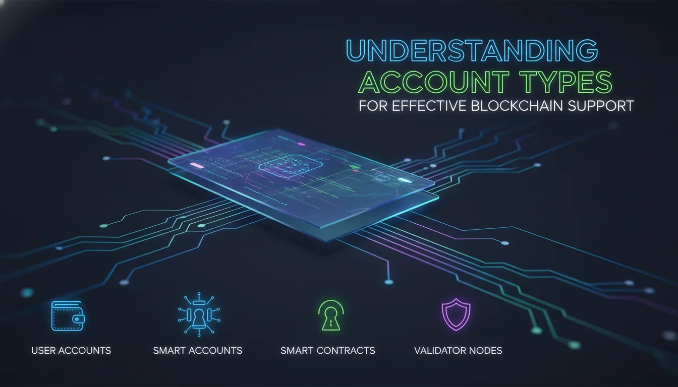Visual guide to Understanding Account Types for Effective Blockchain Support