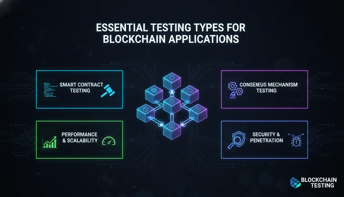 Visual guide to Essential Testing Types for Blockchain Applications