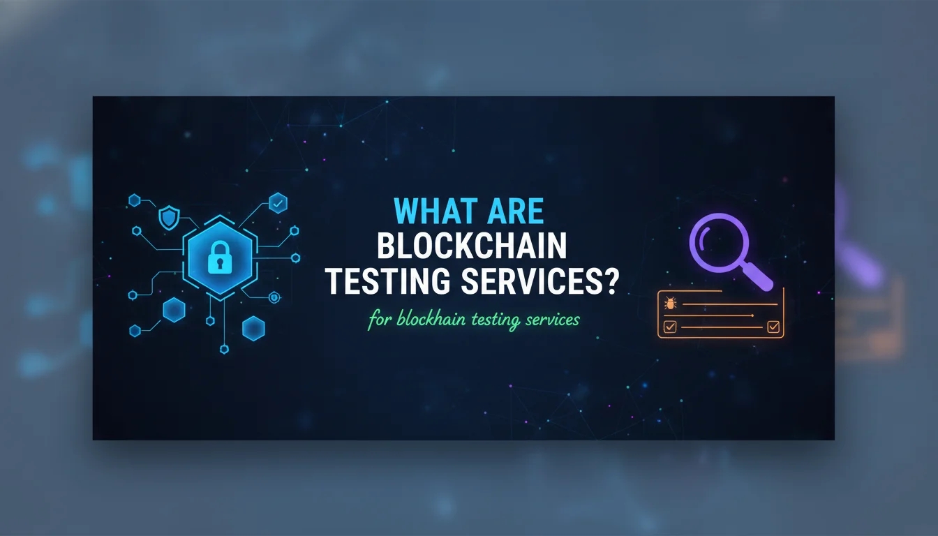 Illustration of What Are Blockchain Testing Services?