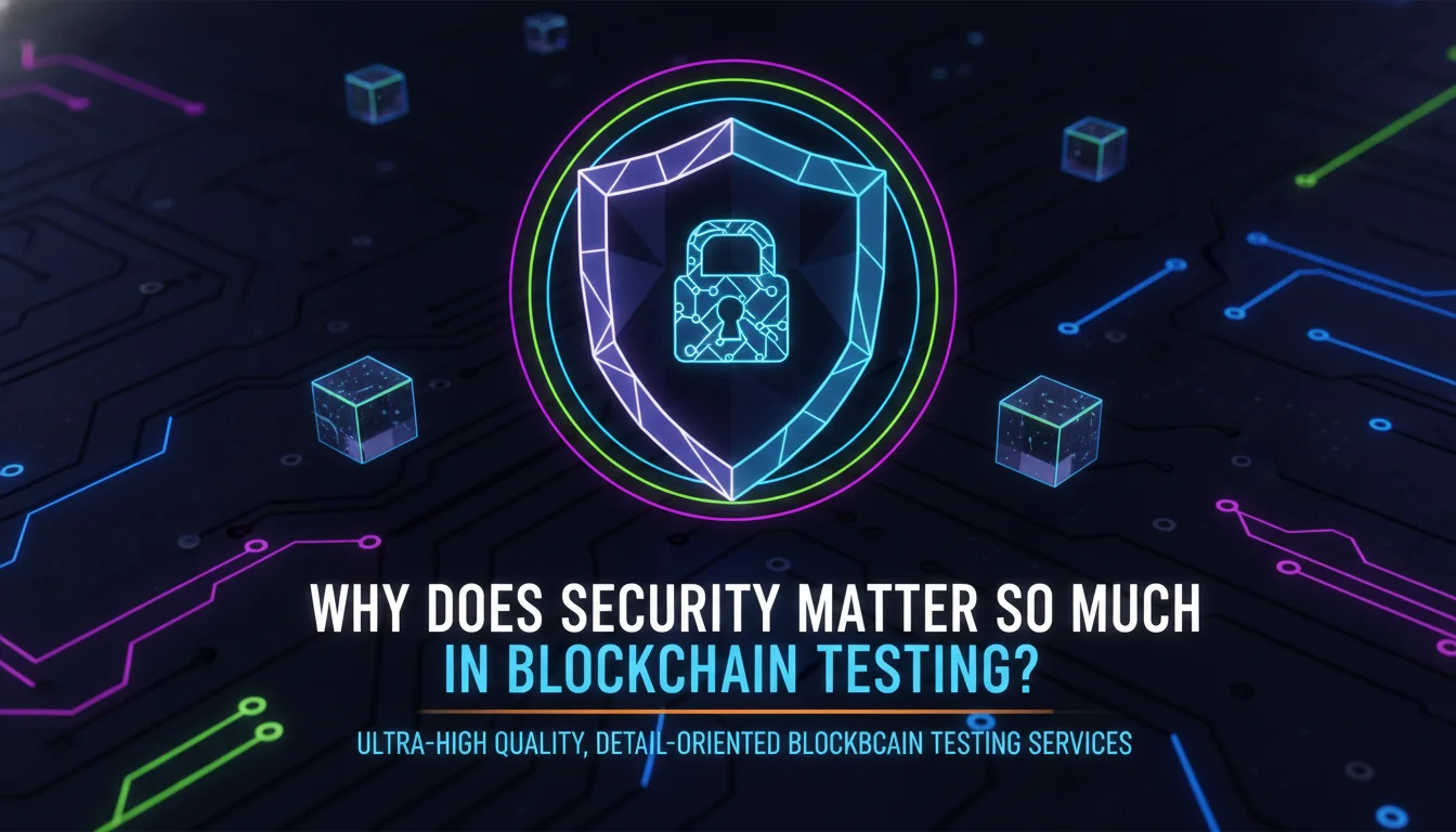 Why Does Security Matter So Much in Blockchain Testing? — illustrated overview