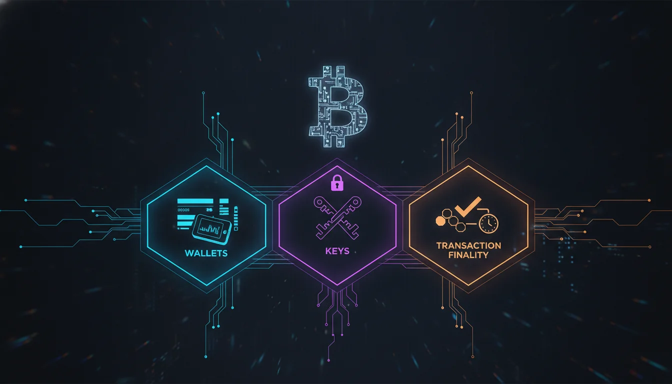 Visual guide to BTC Wallets, Keys, and Transaction Finality