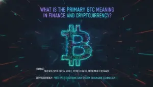 Illustration of What Is the Primary btc meaning in Finance and Cryptocurrency?