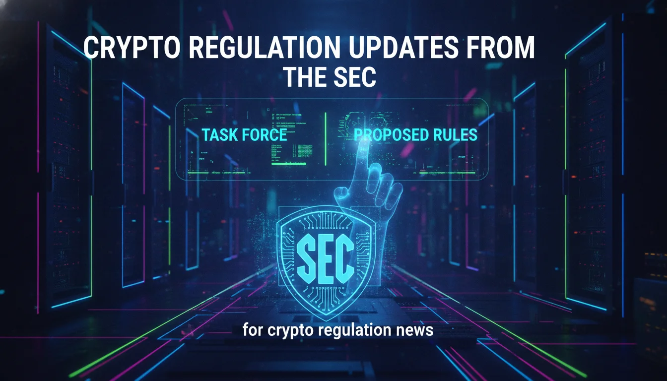 Crypto Regulation Updates from the SEC: Task Force and Proposed Rules — illustrated overview