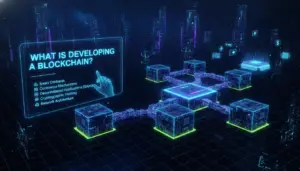 Illustration of What Is Developing a Blockchain?