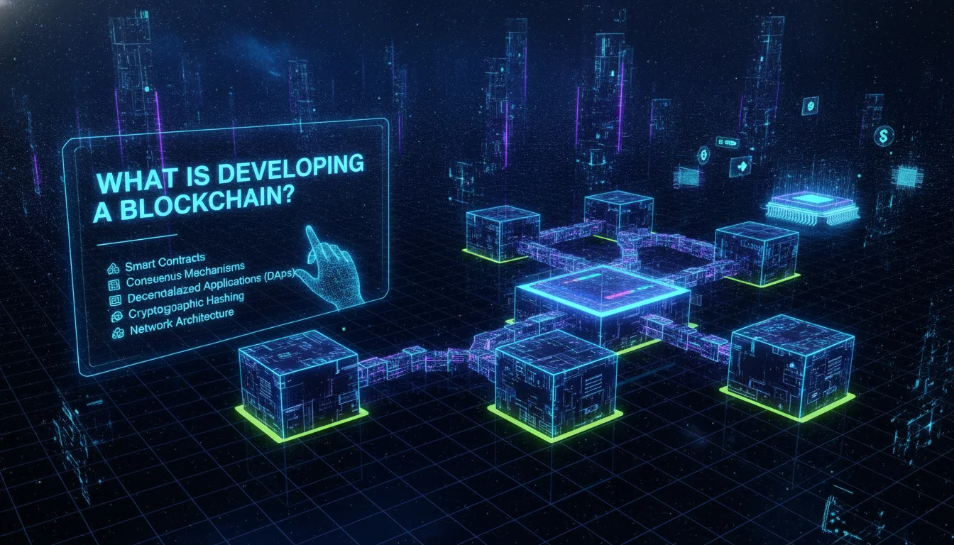 Illustration of What Is Developing a Blockchain?