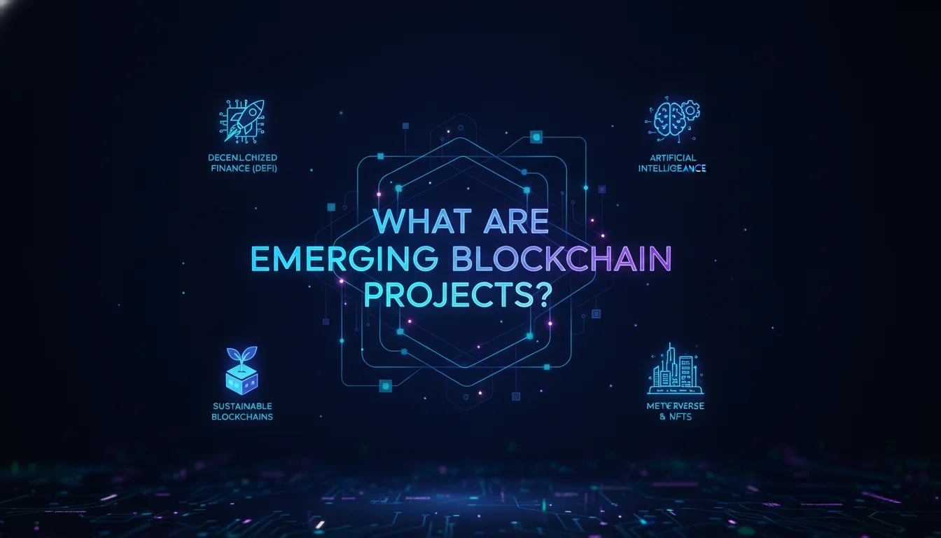 Illustration of What Are Emerging Blockchain Projects?