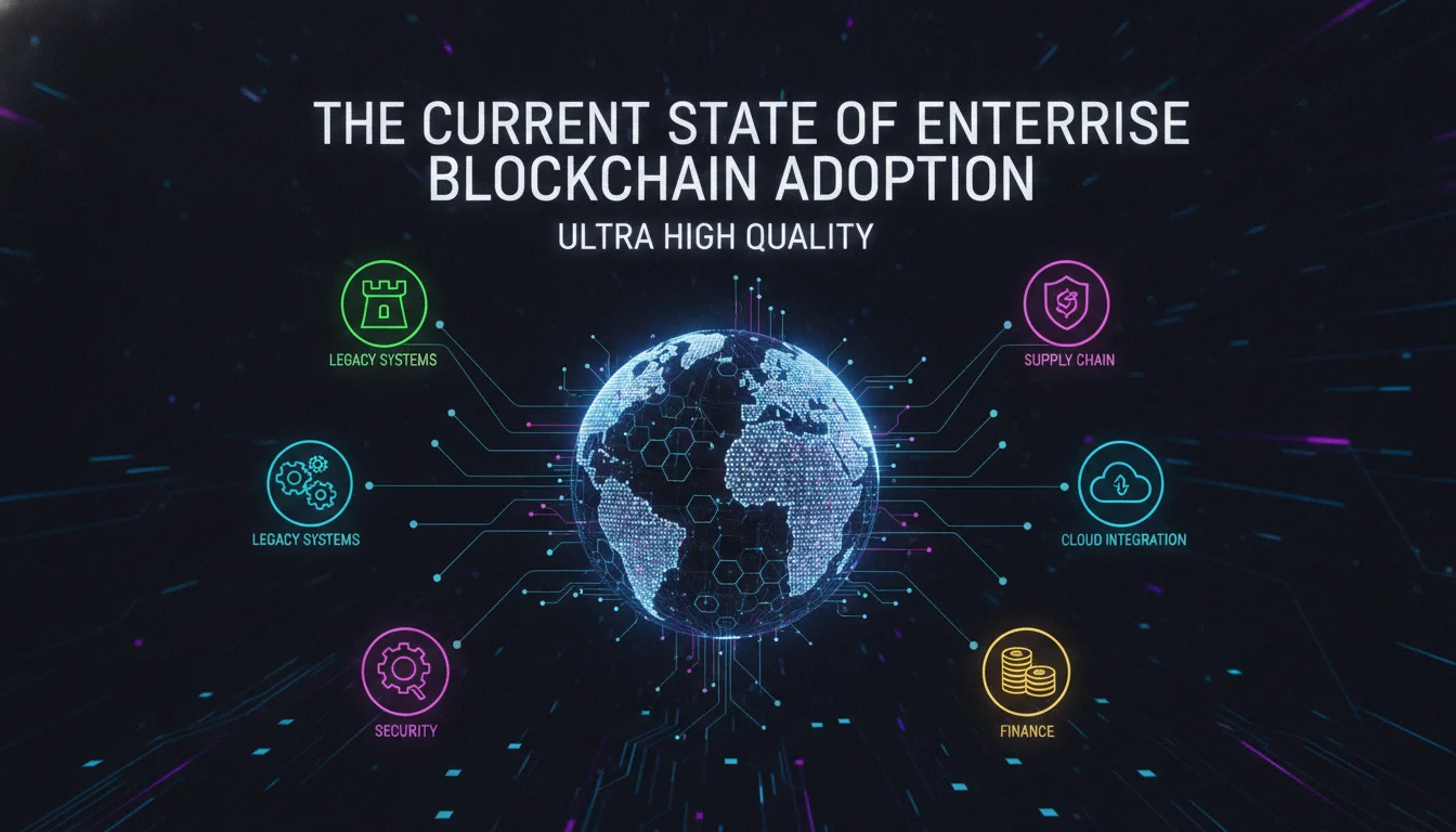 The Current State of Enterprise Blockchain Adoption — illustrated overview