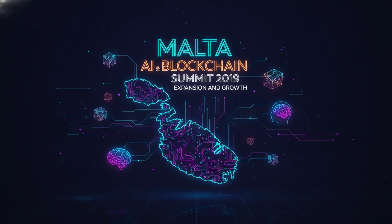 Malta AI & Blockchain Summit 2019: Expansion and Growth — illustrated overview