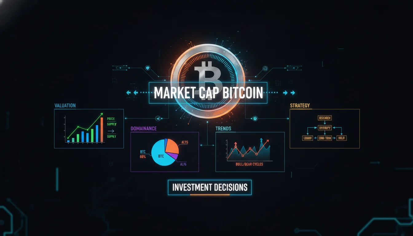 Concept illustration for How to Use Market Cap Bitcoin for Investment Decisions