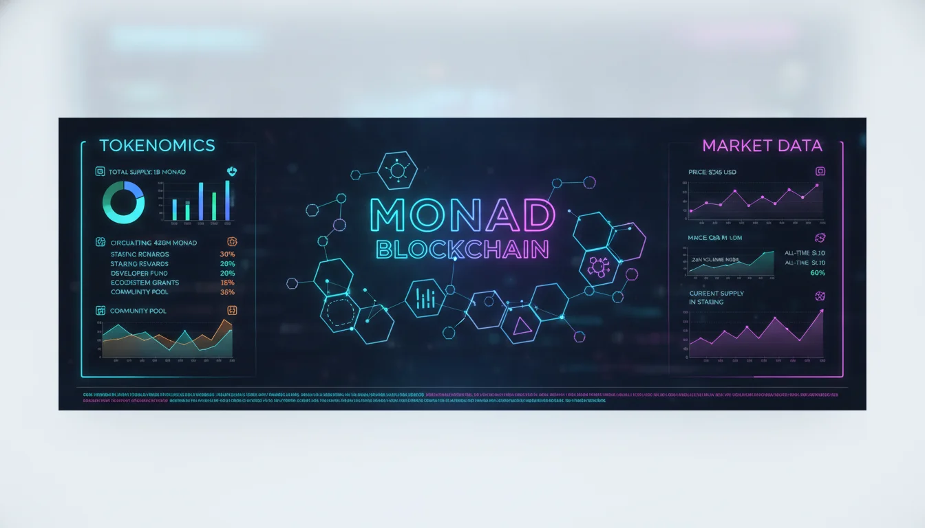 Visual guide to Monad Blockchain Tokenomics and Market Data