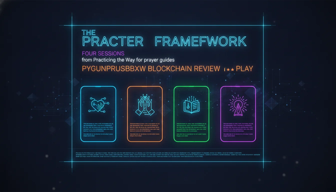 Concept illustration for The Prayer Practice Framework: Four Sessions from Practicing the Way