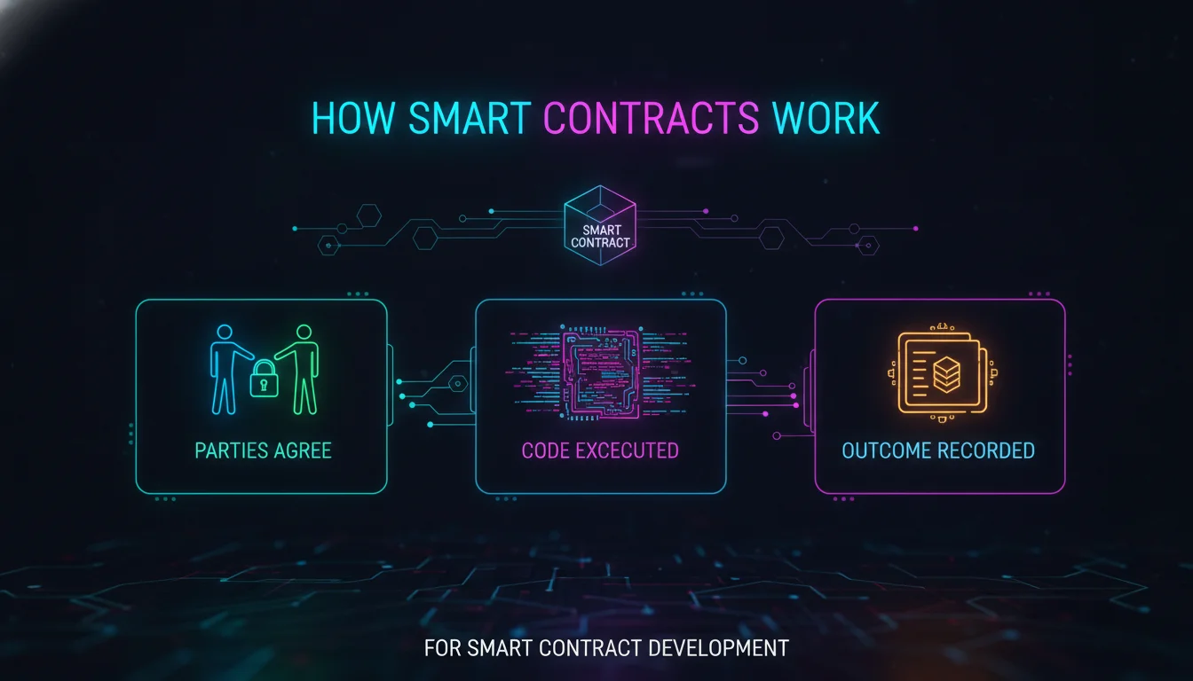 How Smart Contracts Work — illustrated overview