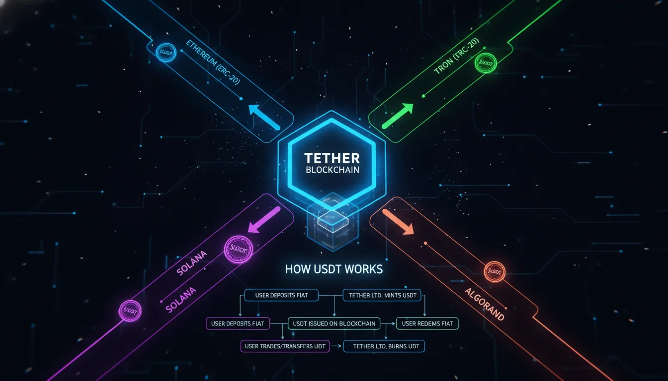 Visual guide to How USDT Works Across Supported Networks