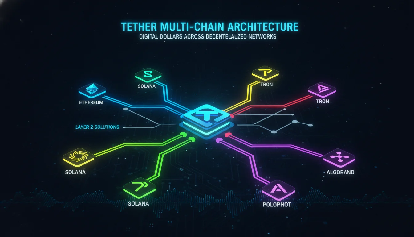 Tether's Multi-Chain Architecture — illustrated overview
