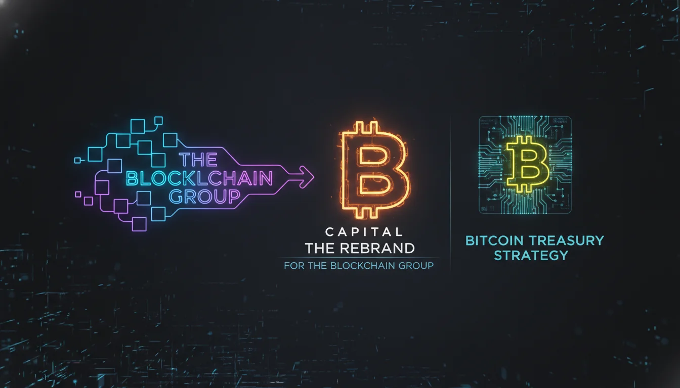 From the Blockchain Group to Capital B: The Rebrand and Bitcoin Treasury Strategy — illustrated overview