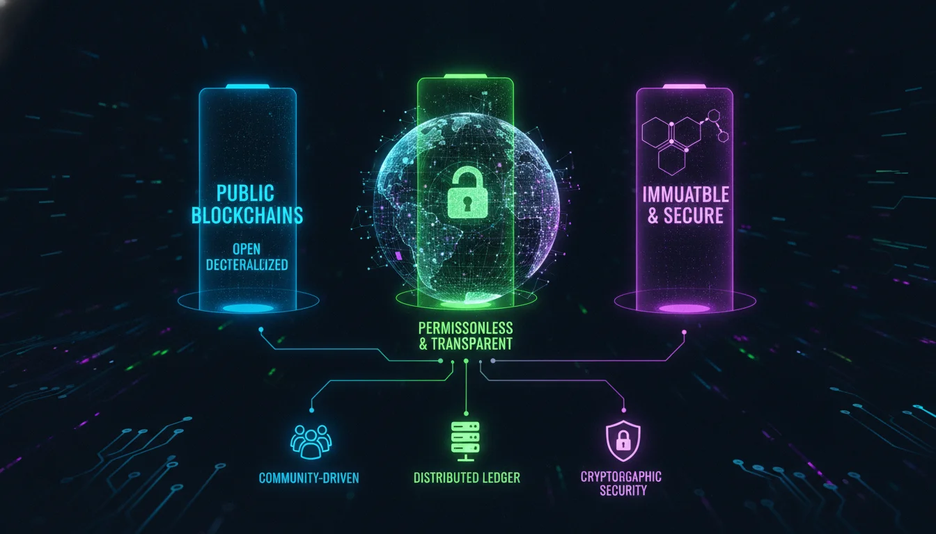 Visual guide to Public Blockchains: Open and Decentralized