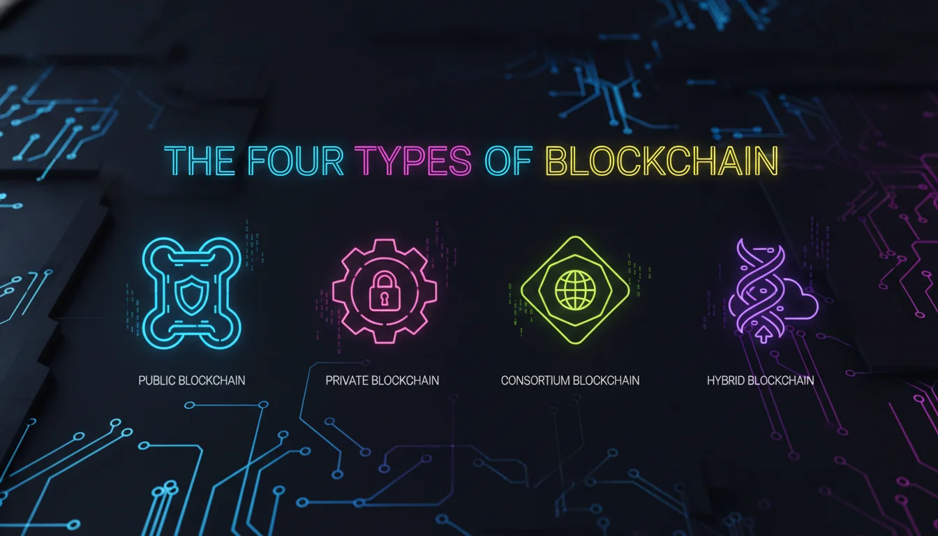 The Four Types of Blockchain — illustrated overview