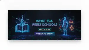 Illustration of What Is a web3 school?