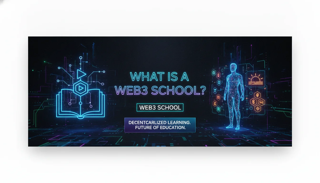 Illustration of What Is a web3 school?