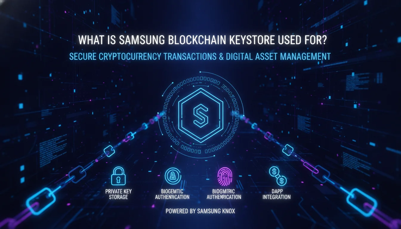 Visual guide to What Is Samsung Blockchain Keystore Used For?